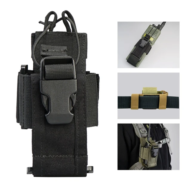 Regulowany taktyczny uchwyt na radio Torba Molle Dwukierunkowa kabura na radio Uchwyt na etui Oxford Duty Storage Case Walkie
