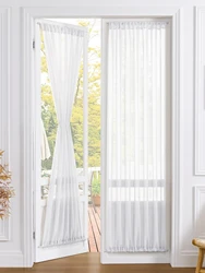 1pc Solid Color Door Curtain Perfect Family Decortaion Poyester material Easy to clean dust-proof and quick drying