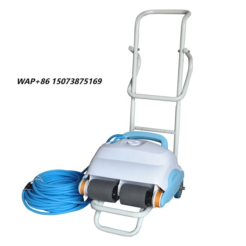 Hot Sale Automatic Pool Cleaning Robot for Outdoor Pools 300 to 600 Square Meters Plastic Filter Type