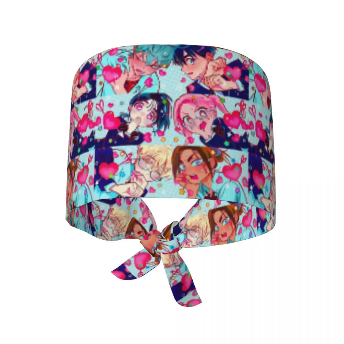 Working Caps For Unisex Alien Scenery Nurse Hat Cartoon Soft Elastic Work Scrub Cap Stylish Bandage Tie Back Design Medical Cap