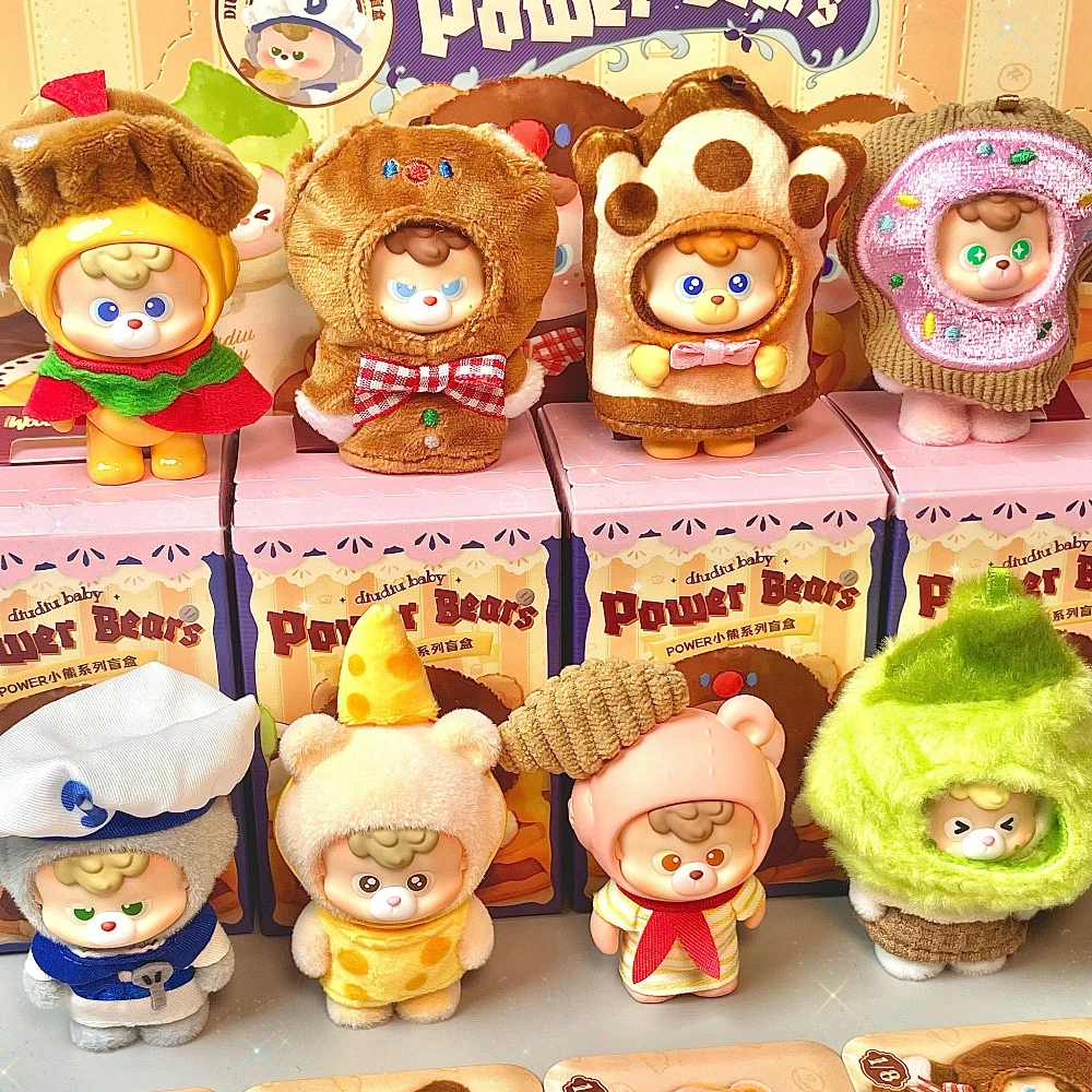 

Diudiu Power Bear Series слепая коробка Mystery Box Kawaii фигурка аниме кукла сумка-сюрприз коллекция модель настольное украшение