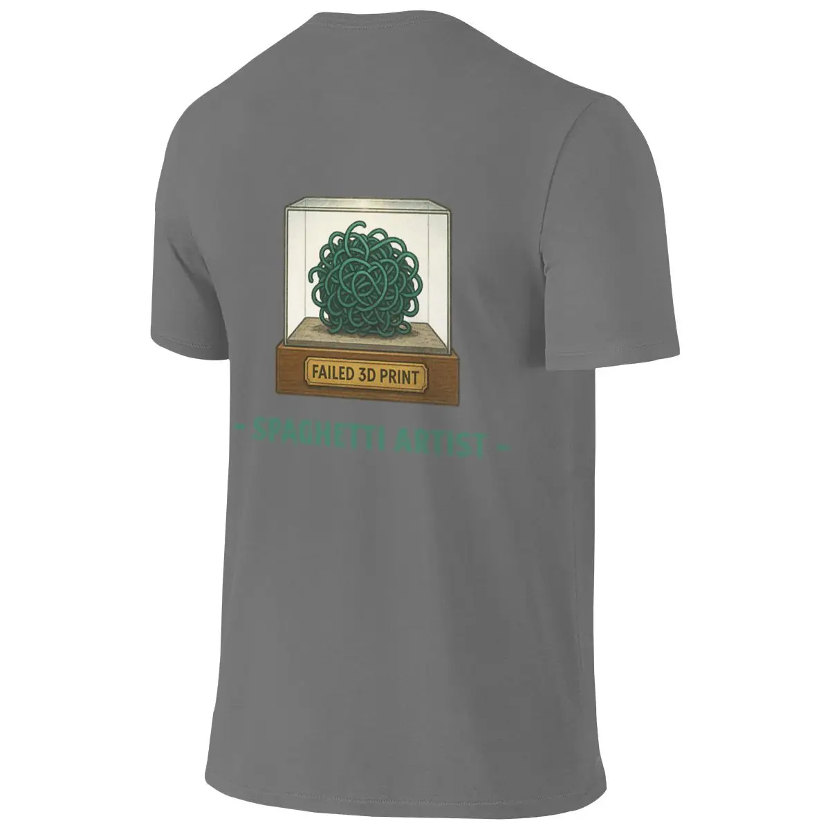 Spaghetti 3D Printer Artist Sweet Cool Reversible T-shirt Street Vibe Anti-Pilling Women's T-shirts