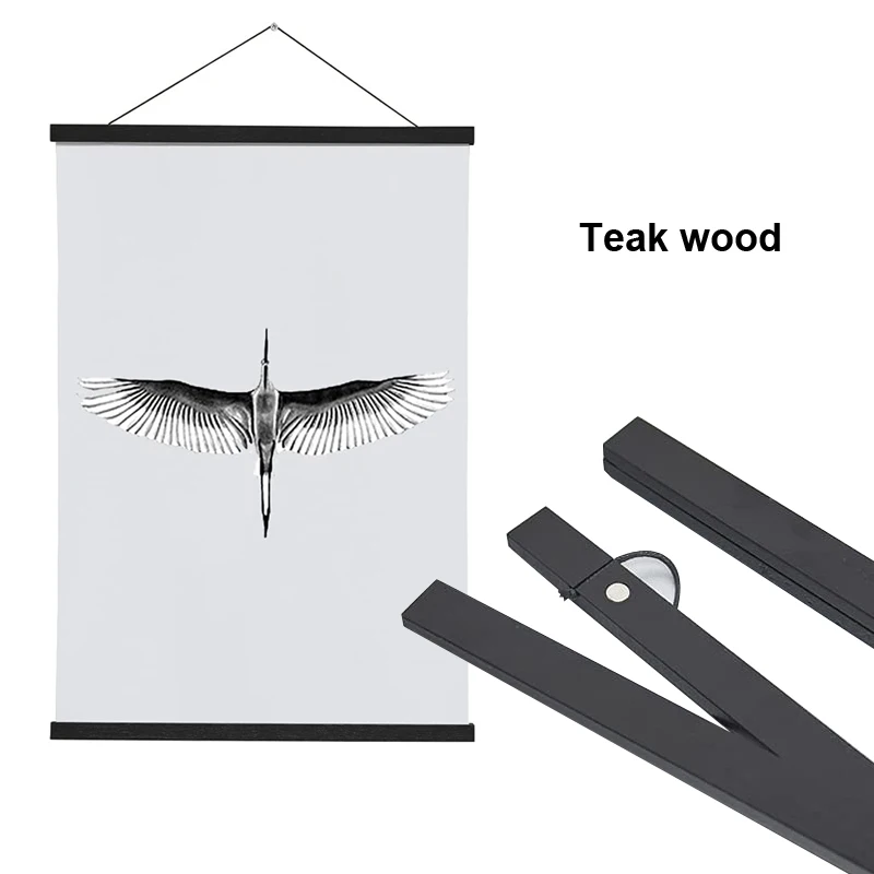 Magnetic DIY Wood Poster Frame Hanging Kit