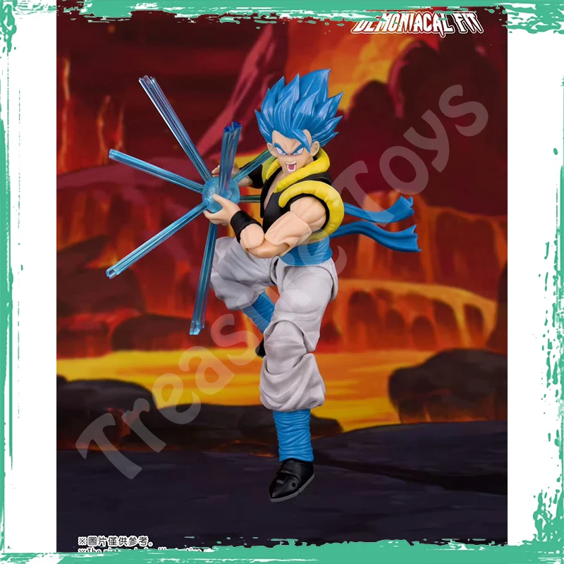悪魔フィットゴジータフィギュアドラゴンボール Z SHF 超サイヤ人ブルーゴジータヒーローワルツアニメアクションフィギュア模型玩具ギフト