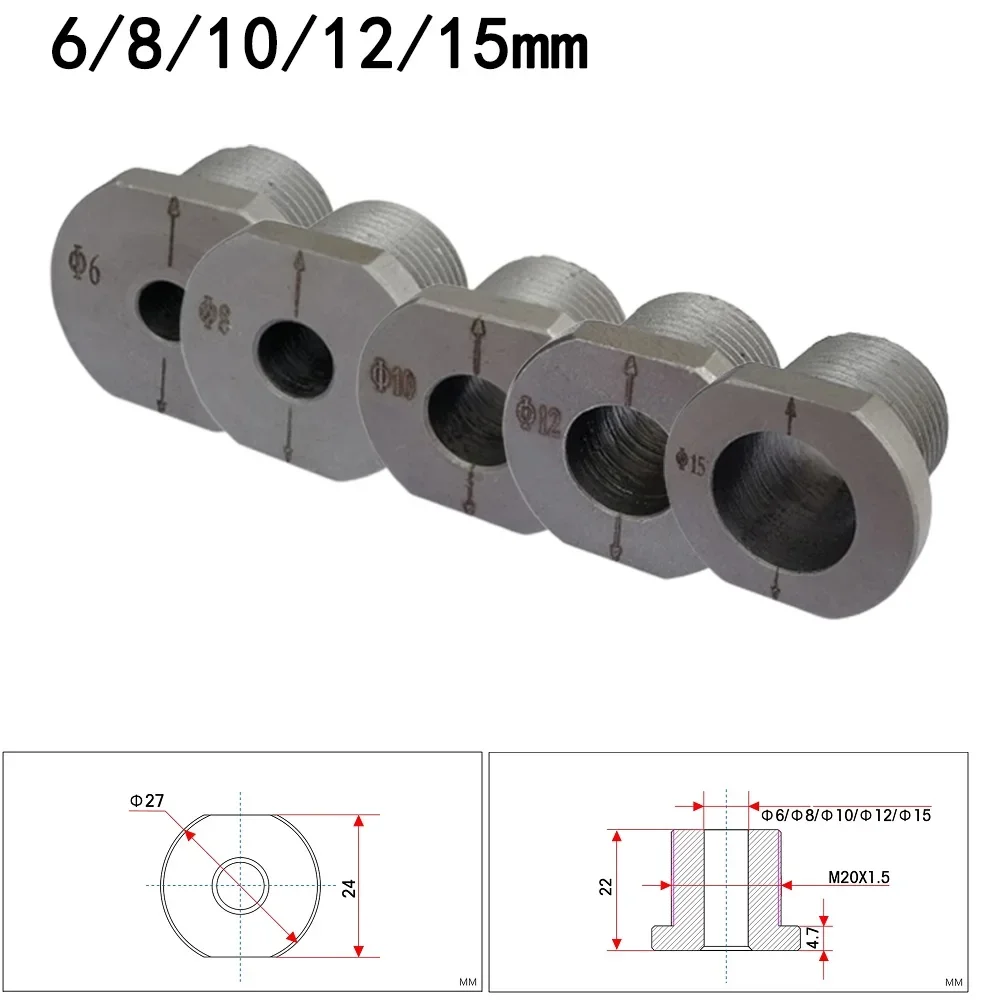 Versatile Doweling Jig Drill Bushing 3 in 1 Hole Punch Accessory with Metal Drill Sleeve Efficient Hole Punching