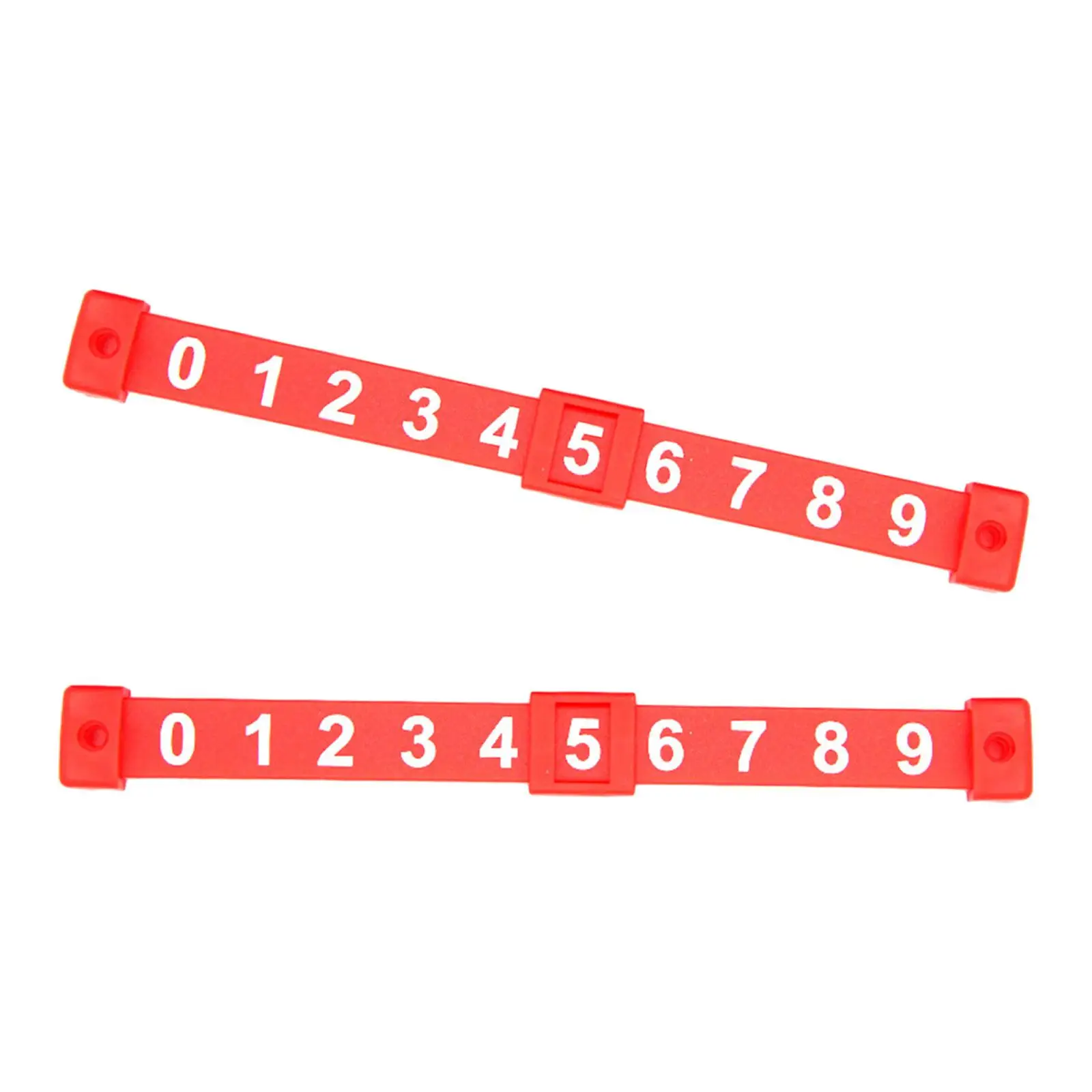 PP Foosball Scoring Units for Tabletop Games Compact Size Slide Smoothly on Any Foosball Table Surface