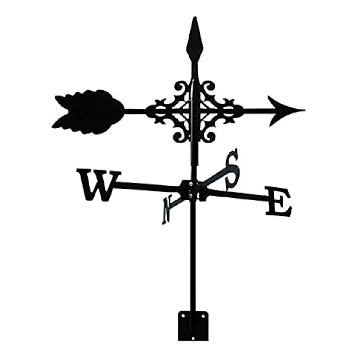 Exquisite Metal Weather Vane Ornament Metal Weathervane with Ornament