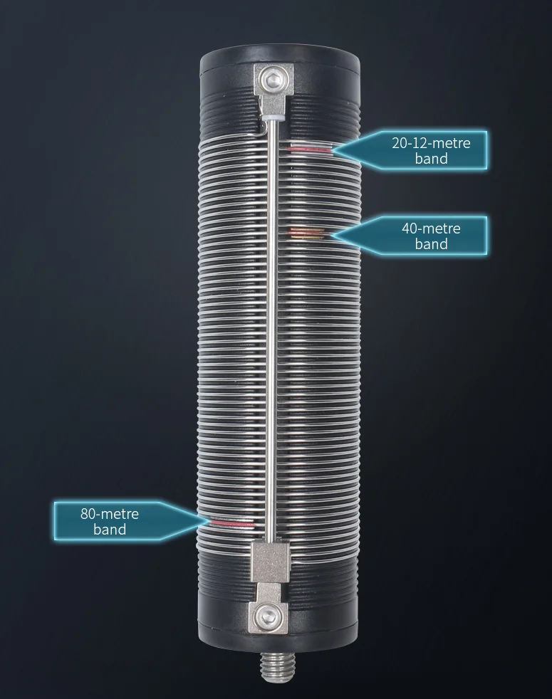 Bobine D'Induction JPC-7 Multibande - Antenne à Ondes Courtes Avec Cadre Nylon Et Interface M10