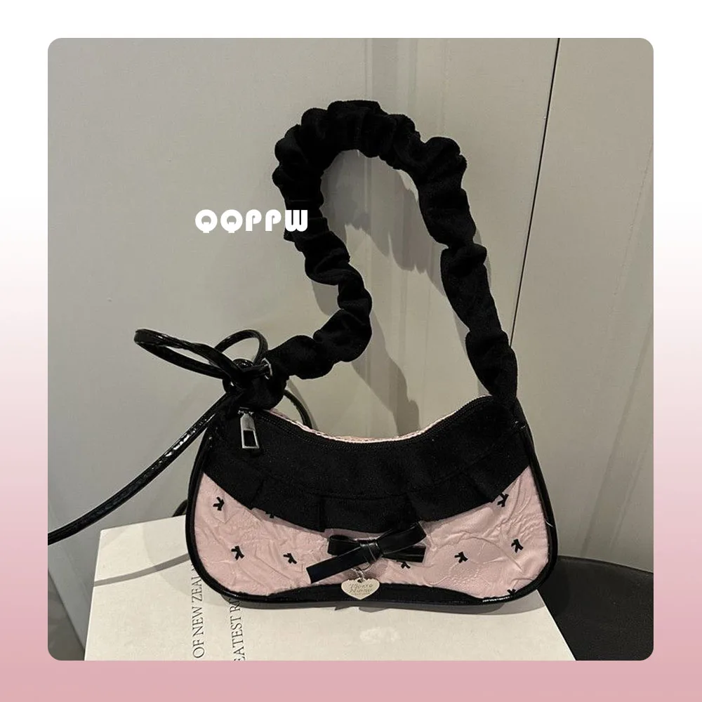 

Новая милая клетчатая ручная сумка для подмышек, ковбойская милая женская простая и свежая модная повседневная сумка на плечо Y2k, подарок для Friengds