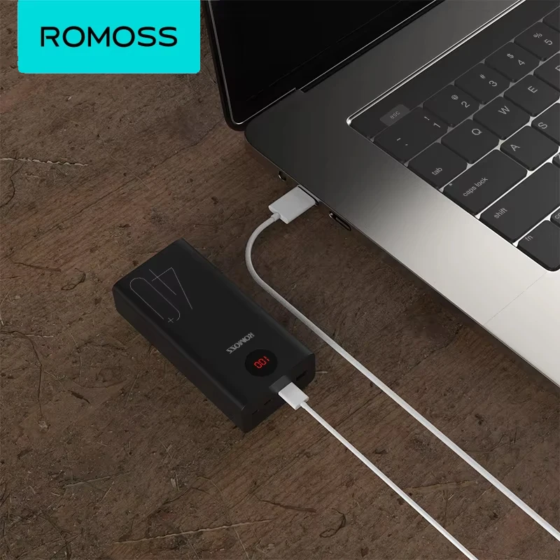 Romoss PEA40 40000mAh Power Bank 18W Fast Charging External Battery Portable Charger Powerbank for iPhone Samsung Xiaomi Huawei