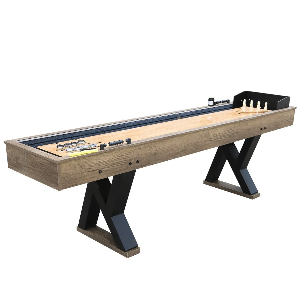 

Bowling, shuffleboarding, 2-in-1 entertainment table, sand arc ball, bowling 2-in-1 table