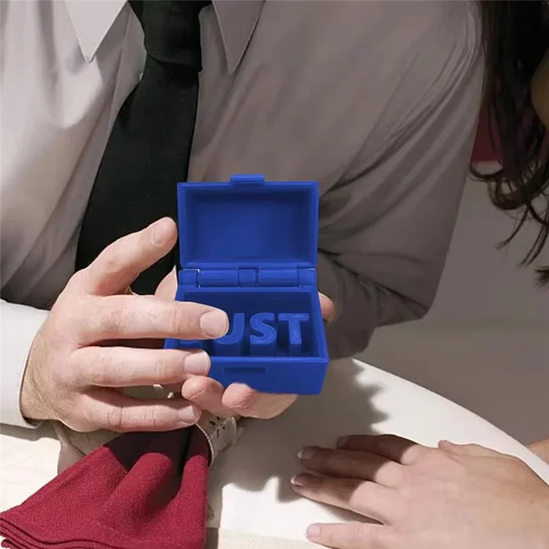 -A25M مضحك المزحة صندوق صندوق تخزين فقط في حالة المزحة الاشياء زخارف مكتب أشياء غريبة صندوق صغير مع كلمة مجوهرات المنظم