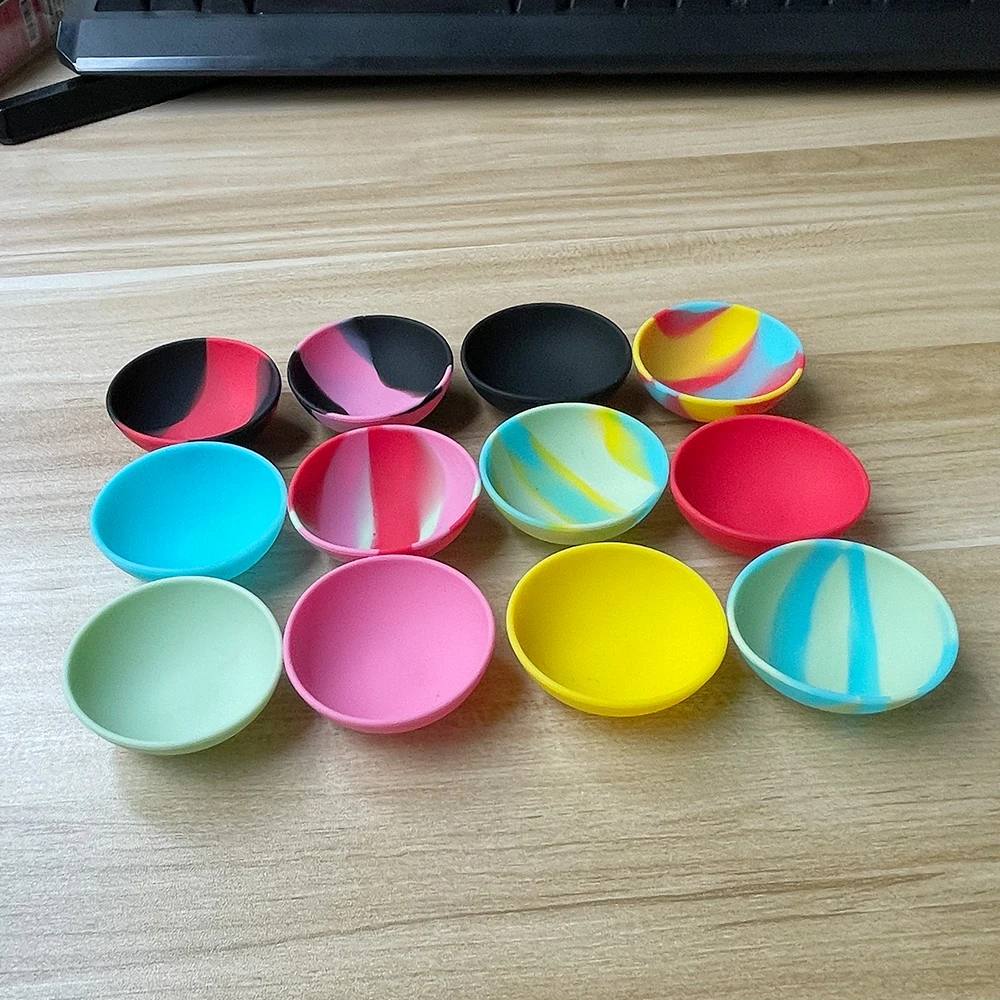 50Pcs Silicone Bowl 50mm For Tobacco For Rolling Paper Tray Smoking Accessories Smoke Jar For Men Herb For Grinder Jars For Pipe - view 6