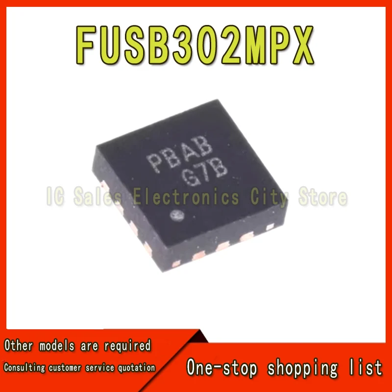 محول USB من النوع C ، شريحة واجهة ، Fusb302mpx ، وحدة تحكم ، جديدة وأصلية ، 5 ، 10