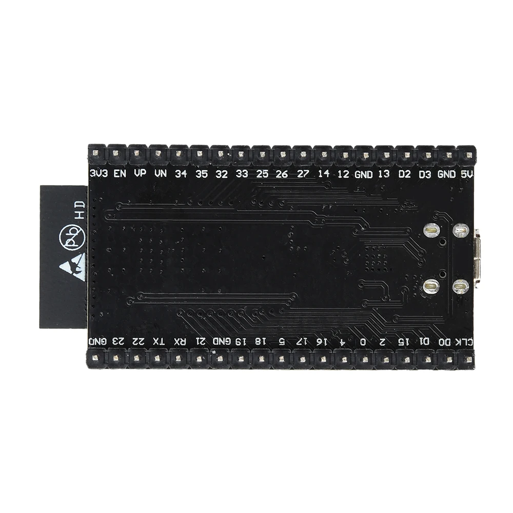 المصغّر USB ESP32-DevKitC-32E واي فاي BT تطوير لوحة تركيبية 4Mb CP2102 CH340 سائق رقاقة 38 دبوس لحام على متن PCB هوائي