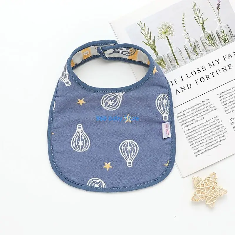 

29EE Super Soft Absorbent Feeding Bib Mother Lunch Feeding Helper Baby Cotton Bib Gift for New Parents