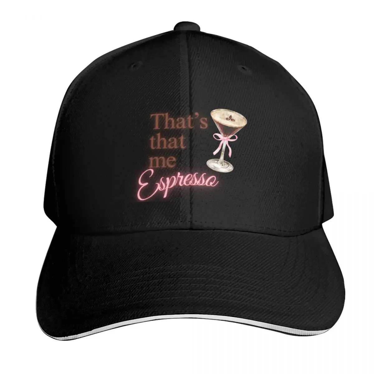 that's that me espresso Baseball Cap Strapback Dad Hat Six Panel Structured Crown Sun Protection UPF 50+