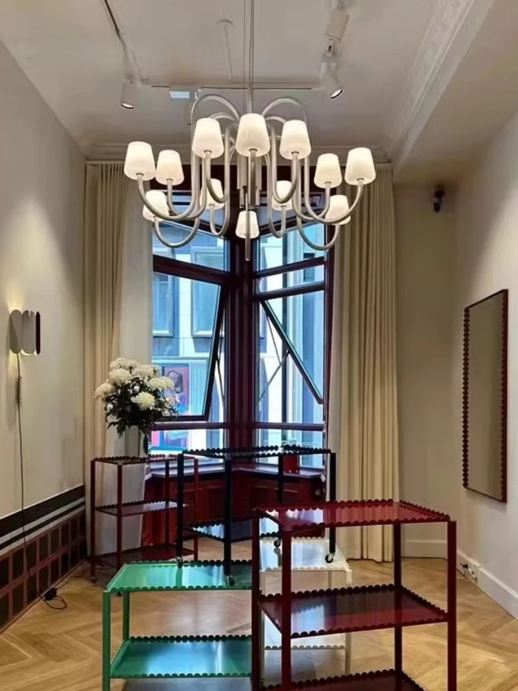 

Подвесной светильник в средневековом французском стиле для гостиной, креативный светильник от датского дизайнера для дома, столовой, кабинета, спальни