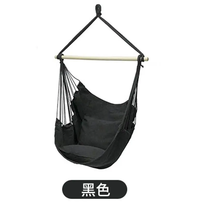 Outdoor Swing Dormitory Hanging Chair Indoor Household Adult Leisure Hanging Basket Children's Canvas Hammock Dormitory Student