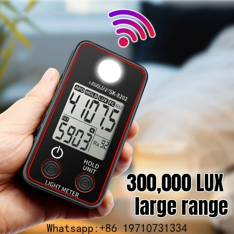 Precise Spectrometer Portable Multifunctional Spectrometer Digital Display Optical Instruments Color Temperature Lighting Tool