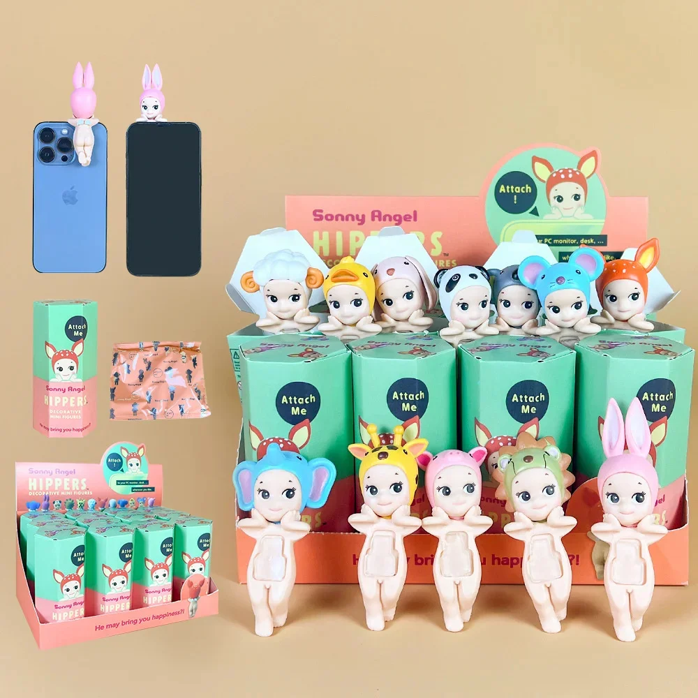 

12PCS 2024 Sonnys Angeles Full Series Blind Box Cute Animal Car Screen Doll Trendy Play Handmade Ornament Children Birthday Gift