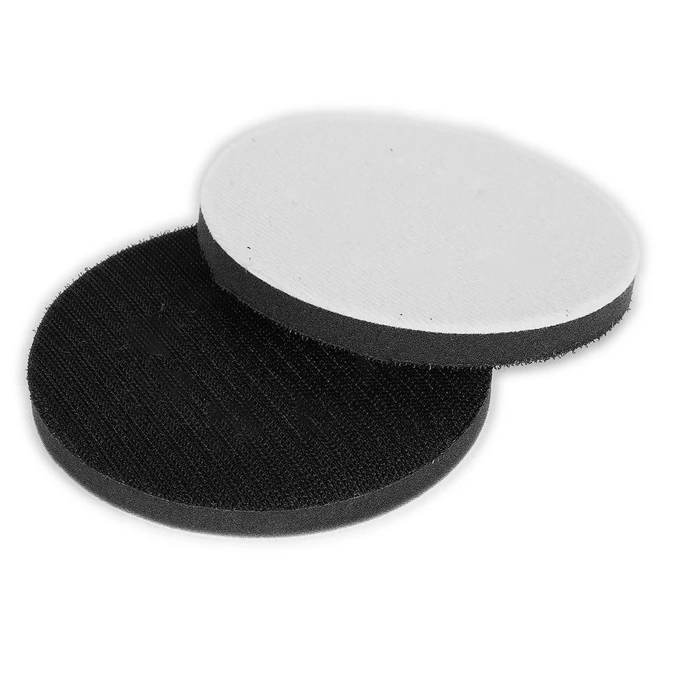 2 Pcs Premium 5 Inch and Soft Sponge Interface Sanding Discs for Close Edge Sanding and Improved Abrasive Cutting