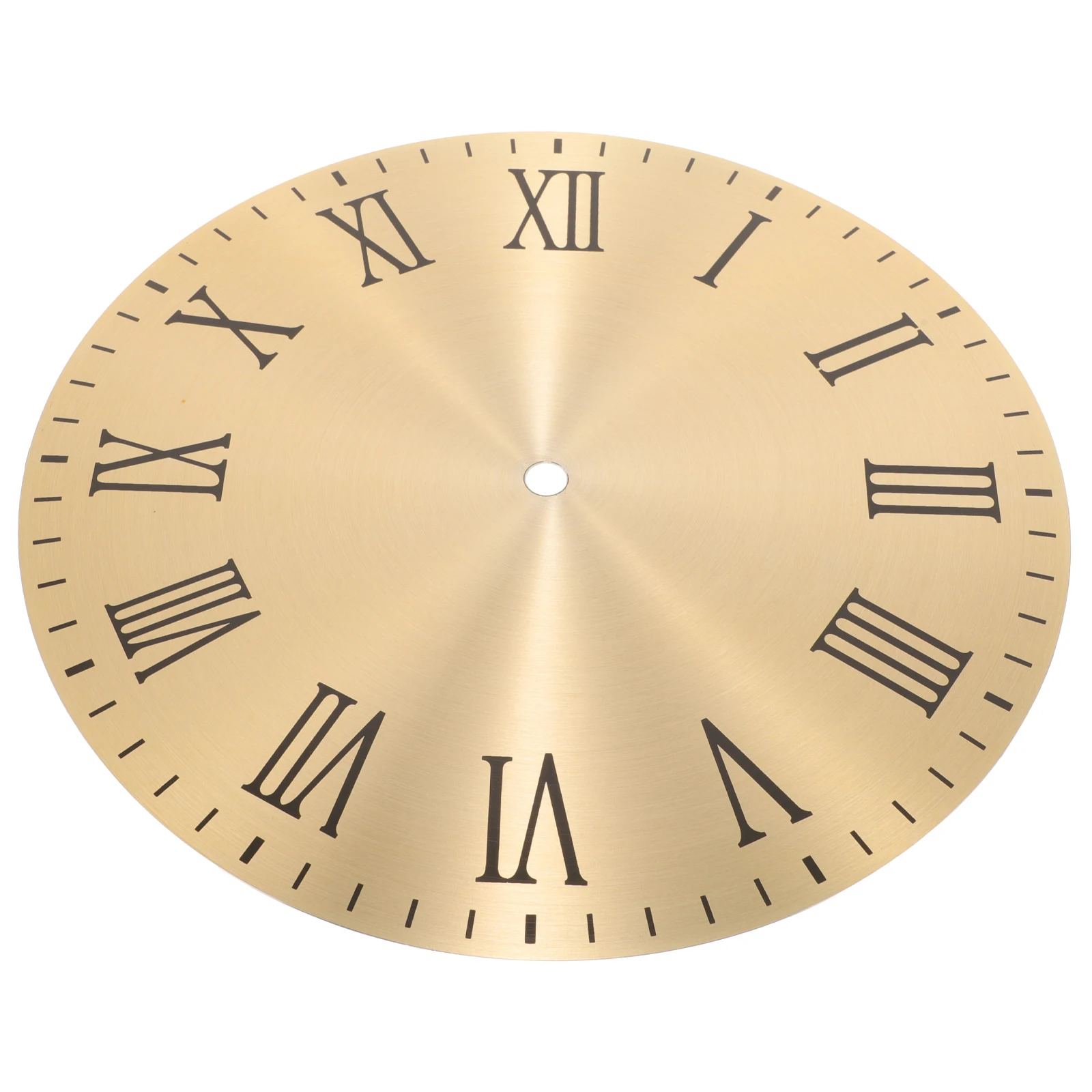 

Metal Roman Clock Plate Retro Numeral Wall Clocks for Home Decor Diy Dial Mechanism Replacement Kit Movement Round