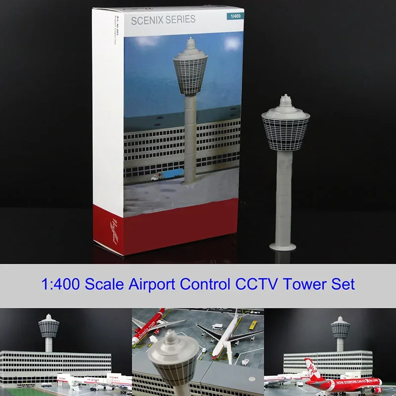 1:400 Airport Passenger Airport control CCTV tower set model for  airport model aircraft plane scene display toy