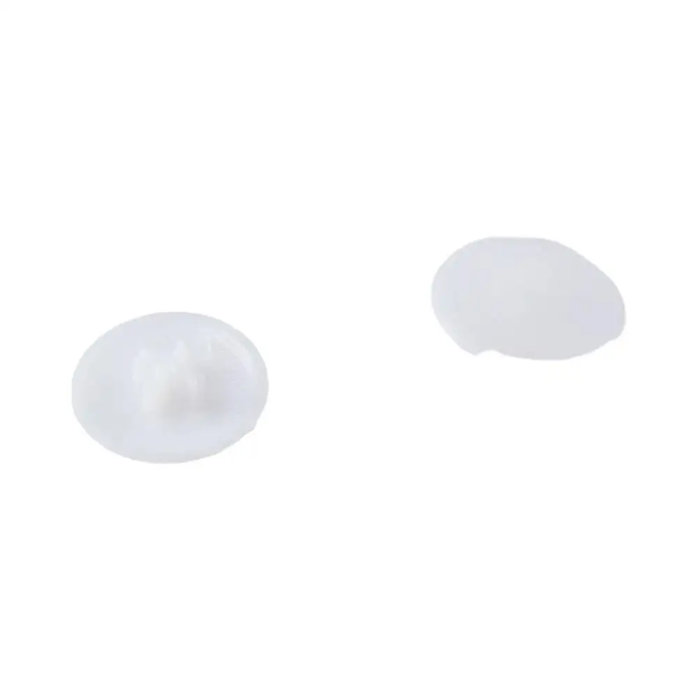 100 szt. 17mm plastikowe nakrętki śruby osłony białe zewnętrzne nakrętki ochronne mimośrodowe koło dekoracyjne pokrywa śruby łeb