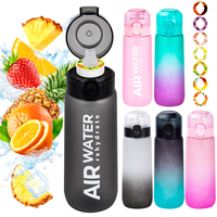750ml Air Flavored Drinking Bottle with Flavour Pod Scent Water Tumblers Fruit Fragrance Water Bottle for Outdoor Camping Travel