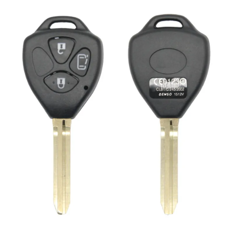

10 шт. сменный корпус для Toyota Camry Reiz, корпус дистанционного ключа, 3 кнопки, открытая дверная кнопка TOY43 BLADE