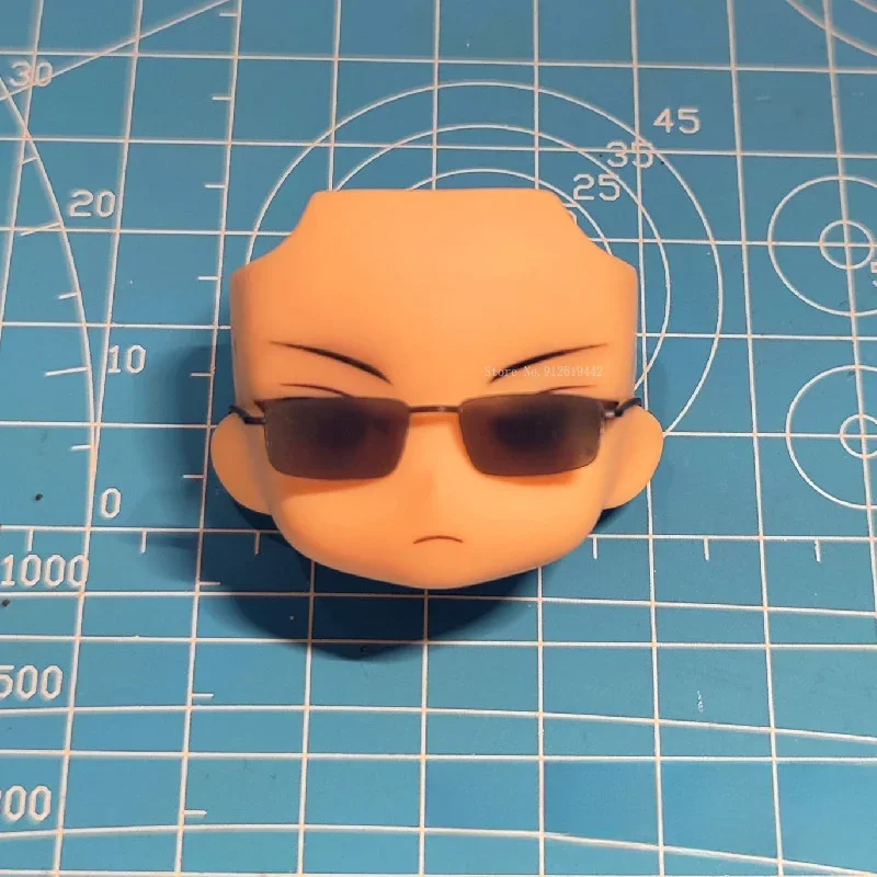 Ultra Light Clay Cartoon Doll Face Decorated Rimmed /rimless Sunglasses DIY Polymer Clay Animation Character Making Accessories