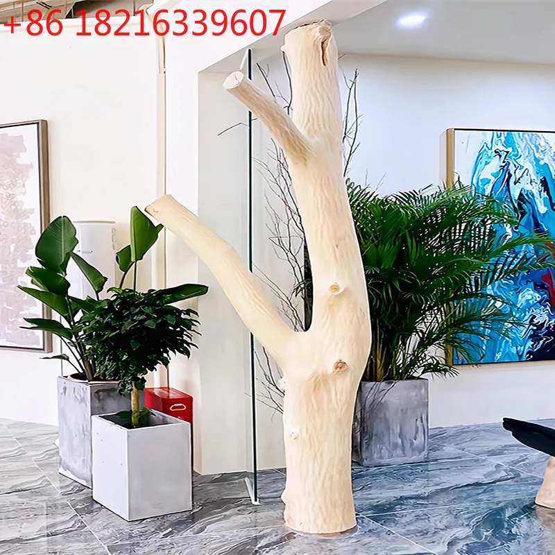 

Peeled big trunk decorative partition bedroom ornament natural log color