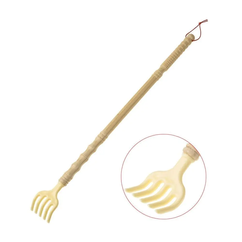 High Quality Wood Wooden Back Scratcher Plastic Long Reach Hand Itch Scraper Scratch-Massager Home