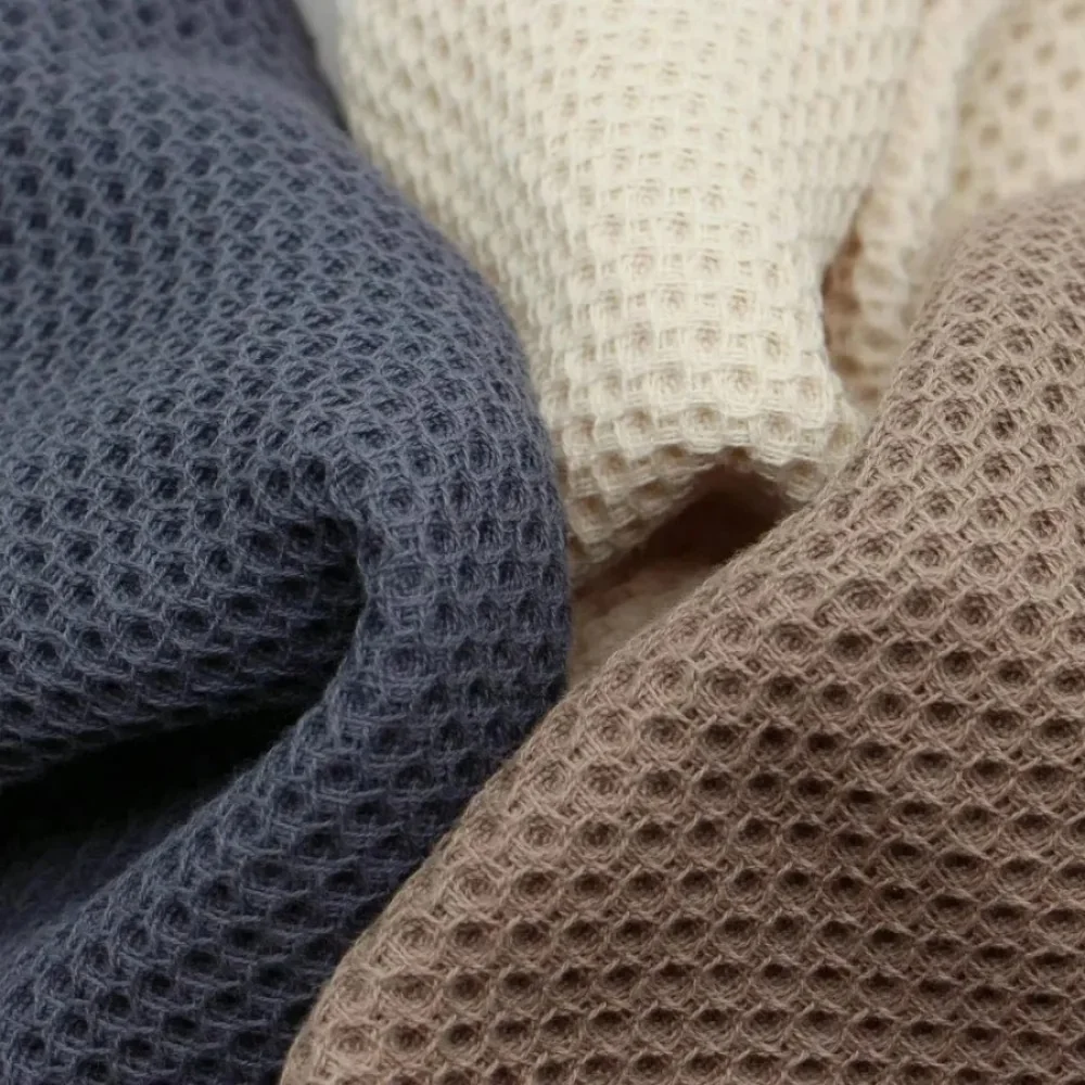 Paño de cocina de algodón con forma de panal, toalla de mano suave y absorbente de secado rápido, herramienta de limpieza eficiente para el hogar y