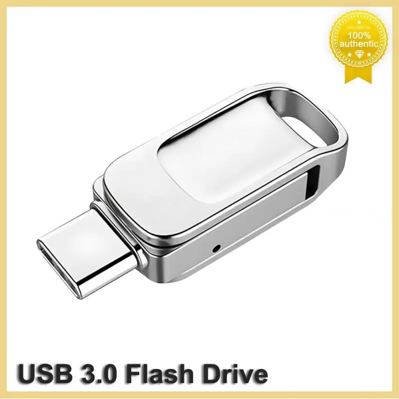 Flash Drive USB 3.0 logam, Flash Drive Usb kecepatan tinggi, Pen Drive Android OTG tipe-c USB 2-In-1 Eksternal Flash Memorias 2TB 1TB untuk Laptop Desktop