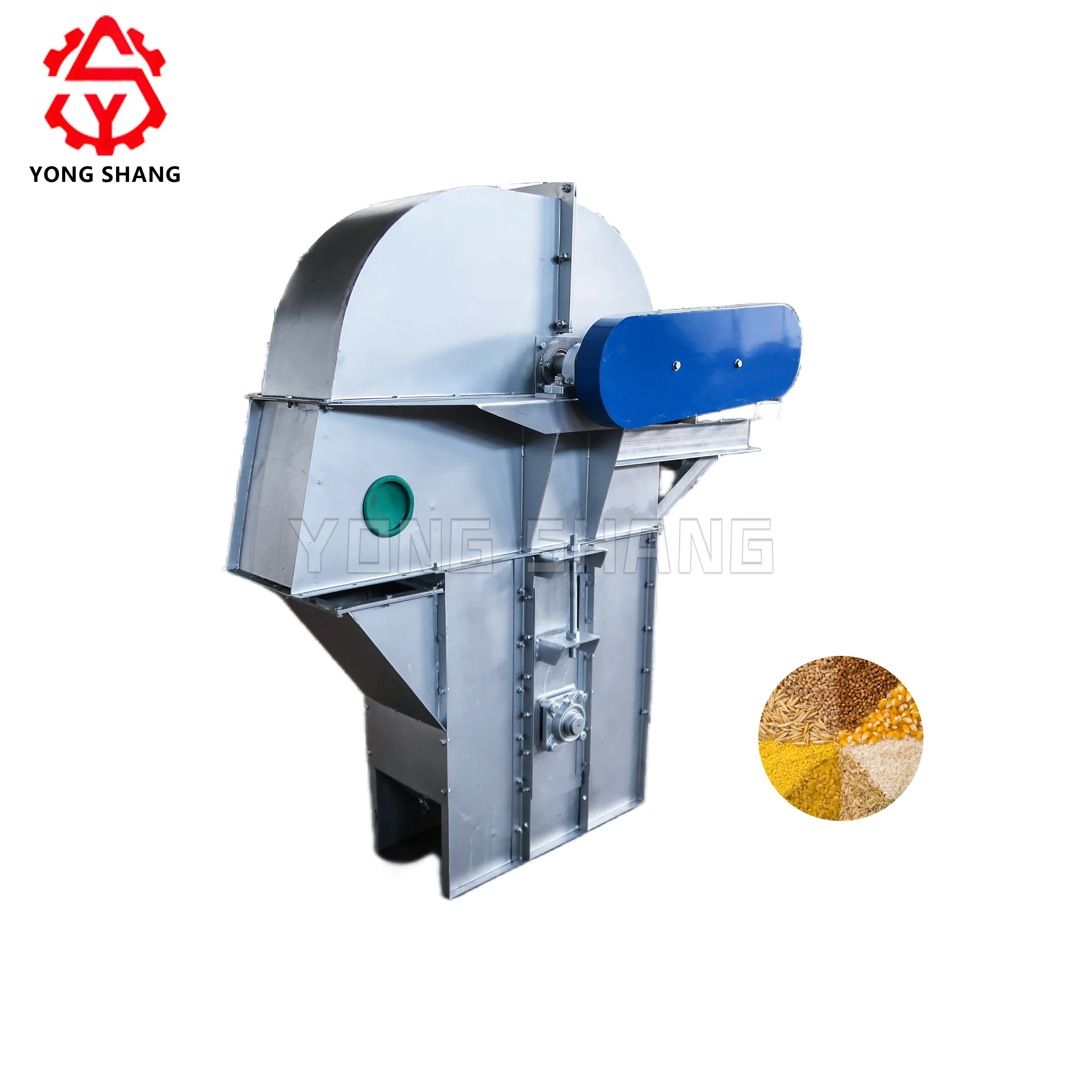 Yong shang Portable Stainless Steel Screw Conveyor Feed Elevator Feeder Conveyor Machine Conveying Equipment