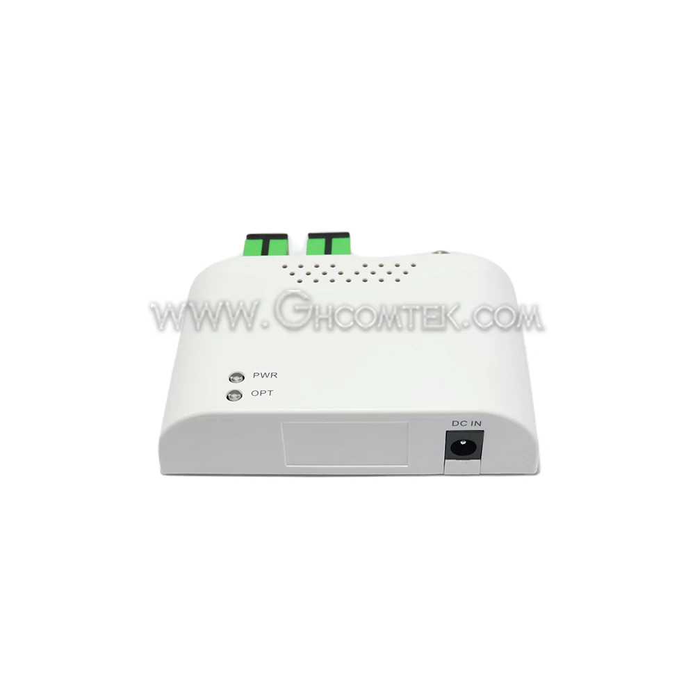 PON-Mini receptor WDM de fibra óptica, AGC, FTTH, nodo activo CATV con ancho de banda de puerto RF 40-862 MHz y 1006