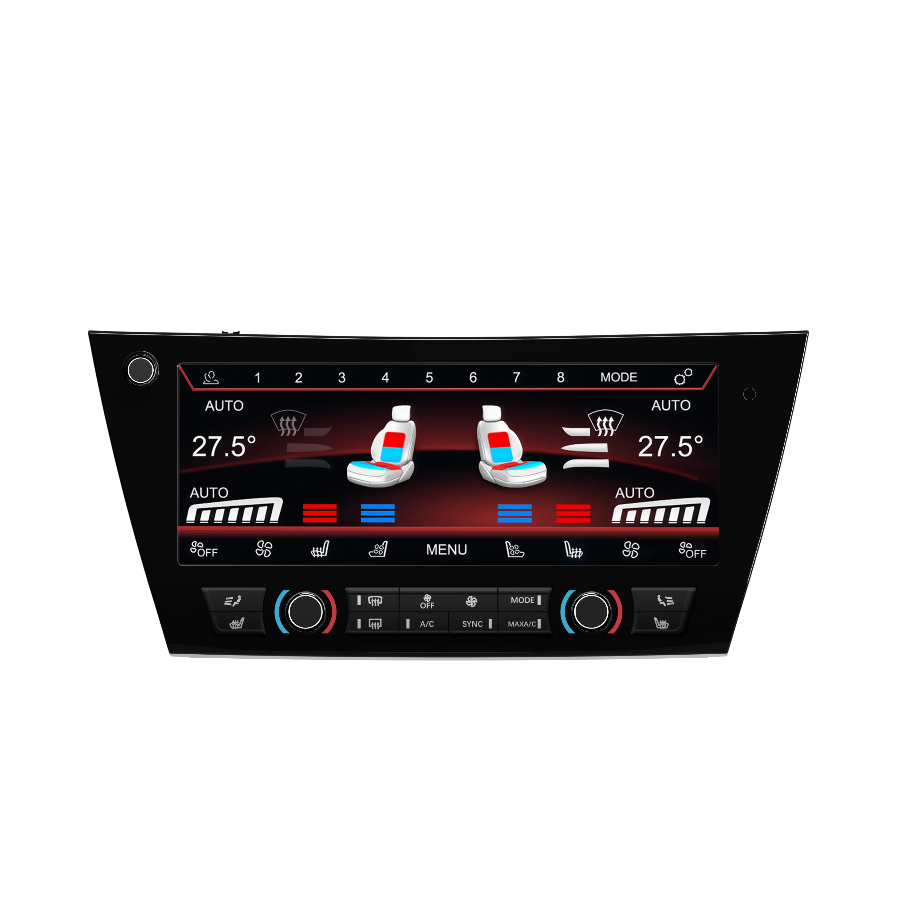 Digital AC Control Panel Car Multimedia Player Air Conditioner Climate Board For BMW X5 F15 X6 F16 2014-2018