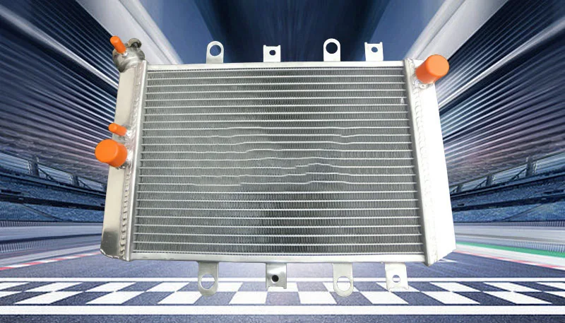 Aluminum Radiator For Yamaha ATV Quad Grizzly YFM700/550 07-2011 2007 2008 2009 2010 2011 07 08 09 10 11