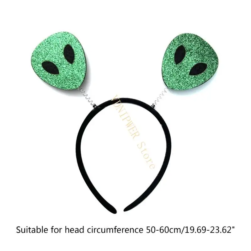 Paillettes uniche a forma aliena Capelli a forma cucina gravi vivi per adolescenti per adulti D08E