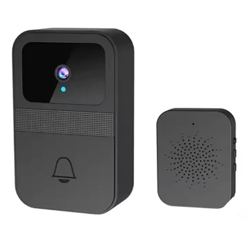 B17C 1Set Home Wireless Doorbell 2-Way Audio HD Video Camera Cloud Storage Night Vision, 2.4G Wifi Compatible