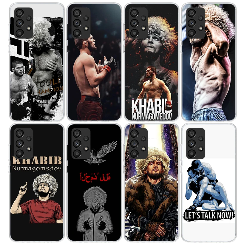 Khabib Nurmagomedov Phone Case For Samsung Galaxy A15 A14 A13 A12 A55 A54 A53 A52S A25 A24 A35 A34 A23 A33 A22 A32 A05S A03S A04