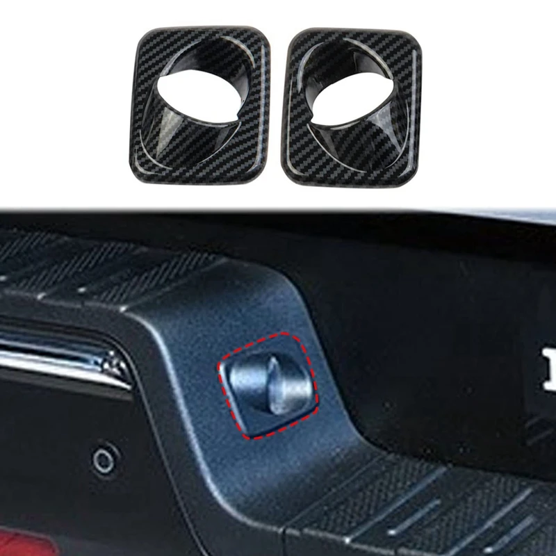 For Honda Ridgeline 2021-2023 Tailgate Licence Light Cover Trim Accessories Component Carbon Fiber