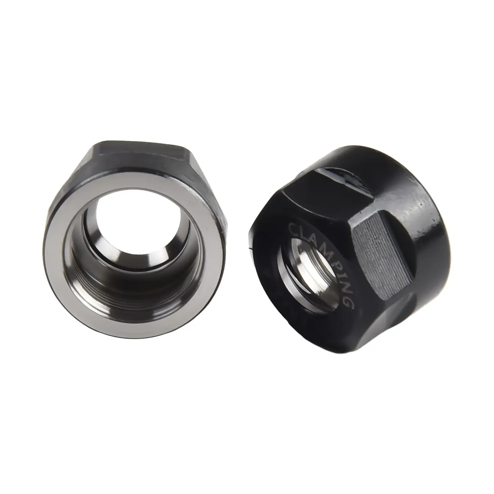 2PCS ER11 A Type Collet Clamping Nut*0.75mm For ER Collet Milling CNC Chuck Holder Lather Grade 1 40CR Steel Nuts Cnc Tool