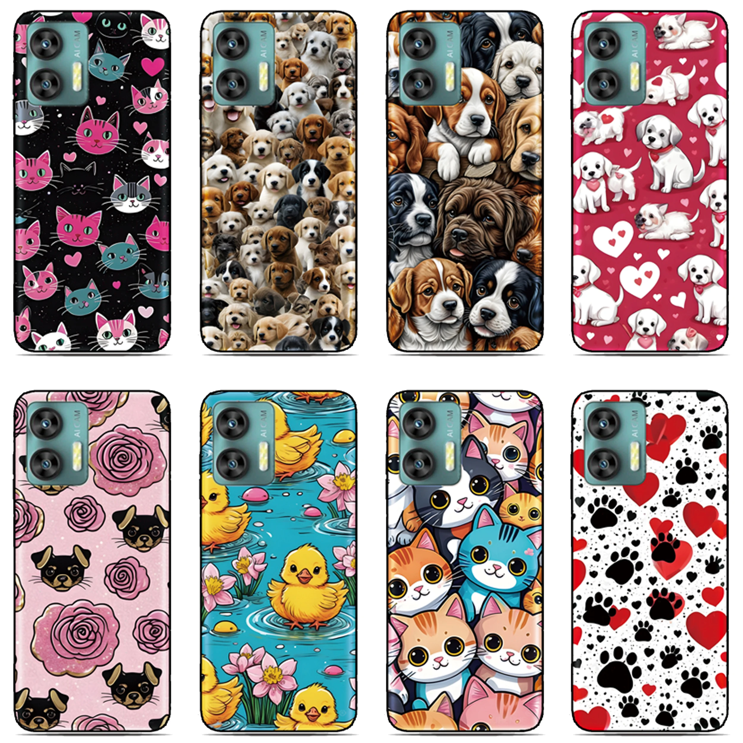 Lovely Cartoon Phone Case For Samsung Galaxy A57 A37 A27 A07 A16 A17 4G A36 A56 5G A53 A54 A35 A26 A41 A10 A22 A14 A04s Cover