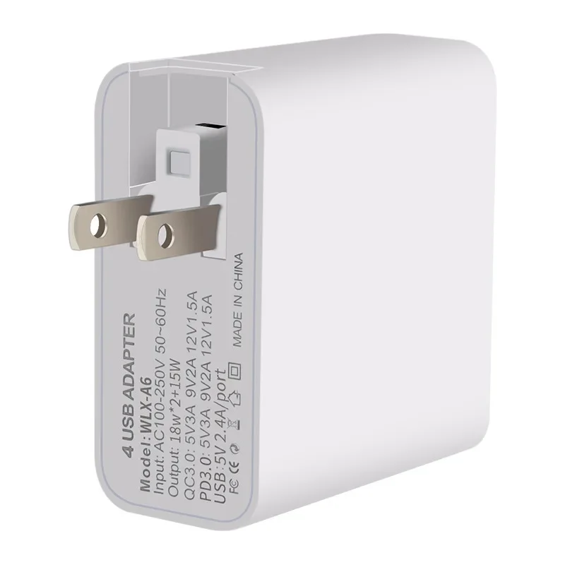 Adaptador de Carregamento Rápido com USB Tipo C, Carregador PD, QC 3.0, UE, EUA, Reino Unido, Ficha AU, iPhone 11 Pro Max, 12 Mini, 12Pro Max, 51W