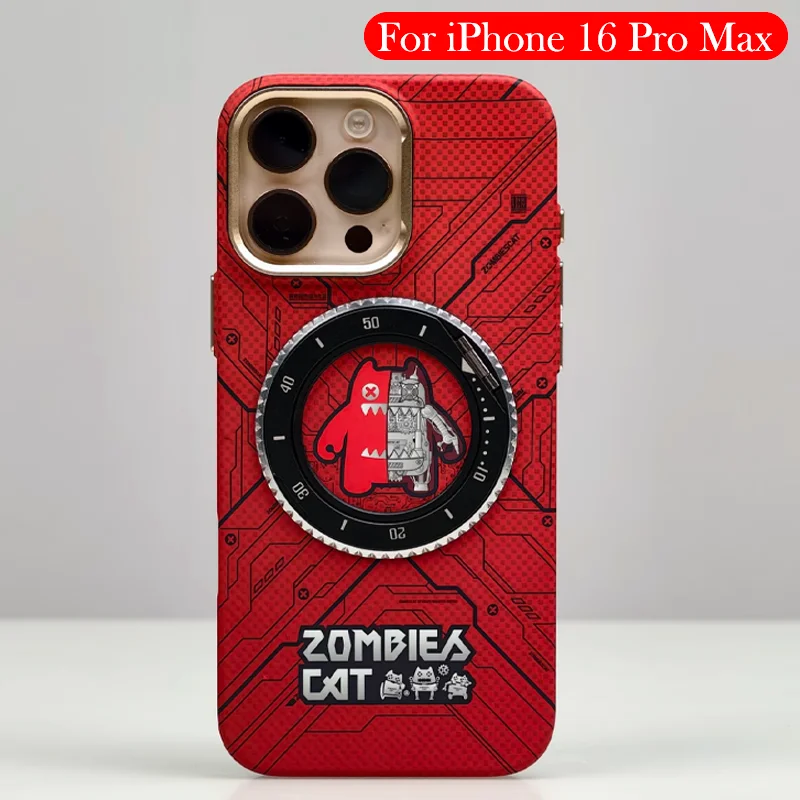 

Magnetic Case For iPhone 16 Pro Max Bracket Wireless Charging Back Cover Shell