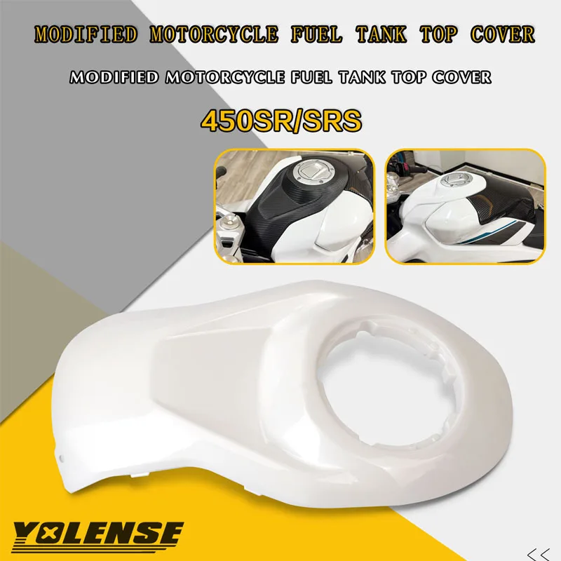 For CFMOTO 450SR 450 SR 2022 2023 2024 CF450SR Motorcycle Accessories Carbon Tank Cover Fairing Panel Cowl Gas Fuel Protector