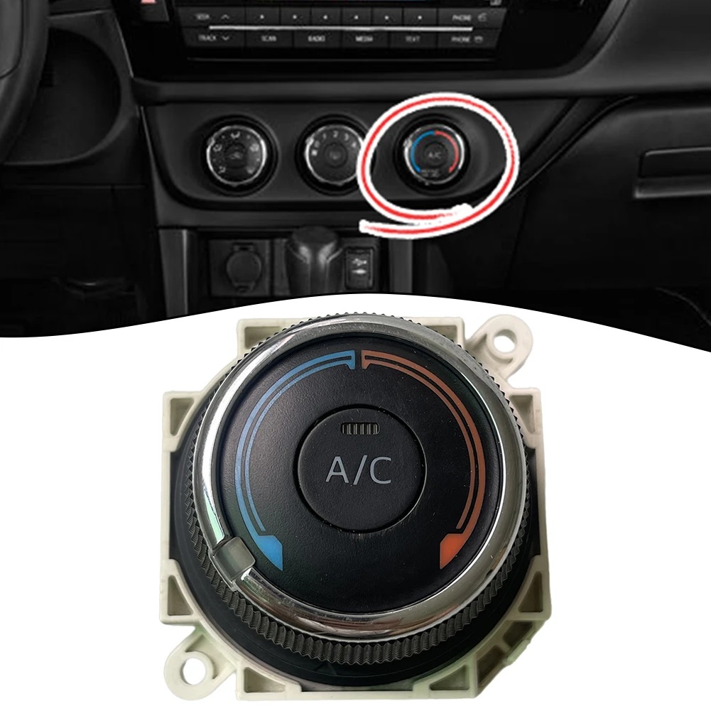 

Car A C Knob Black RAV4 Wind Speed Knob 55903-02370 Center Console Accessory Easy To Use Car Interior Accessory